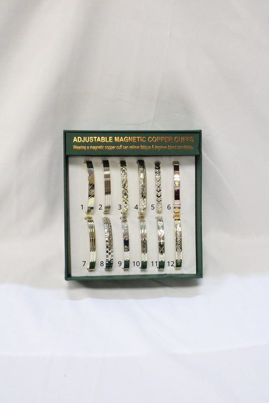 Magnetic Copper Two-Toned Bracelet | Item# 1561939204